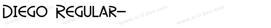 Diego Regular字体转换